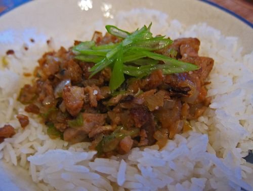 Duck sisig style Duck sisig style