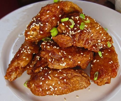 Sriracha-Honey-Garlic Wings