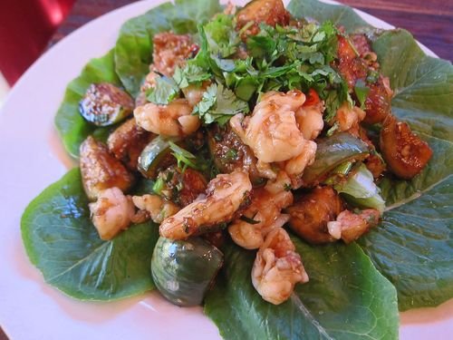 Thai Garlic Shrimp and Eggplant 01
