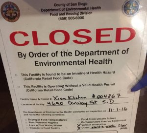Xian Kitchen Closed