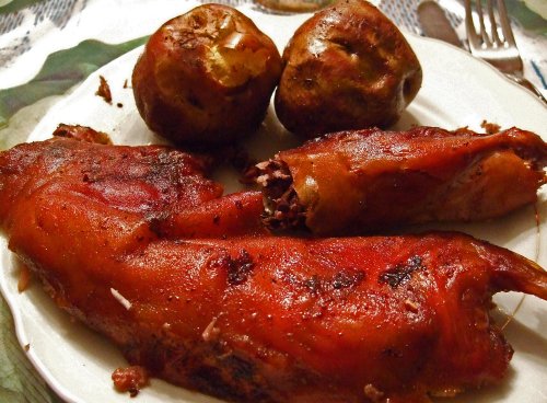 Amazing Cuy (Guinea Pig) at the Home of a Friend in Cusco Amazing Cuy (Guinea Pig) at the Home of a Friend in Cusco