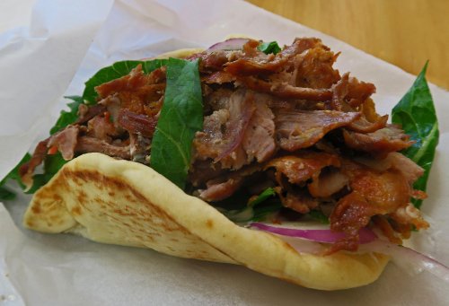 Pork Gyros sandwich - Zgara